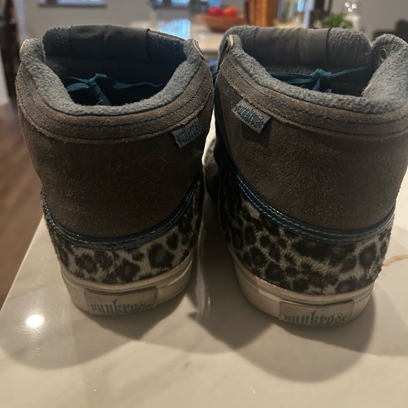 Punkrose Leopard Print High-Top Sneakers - size 10 - Picture 5 of 6